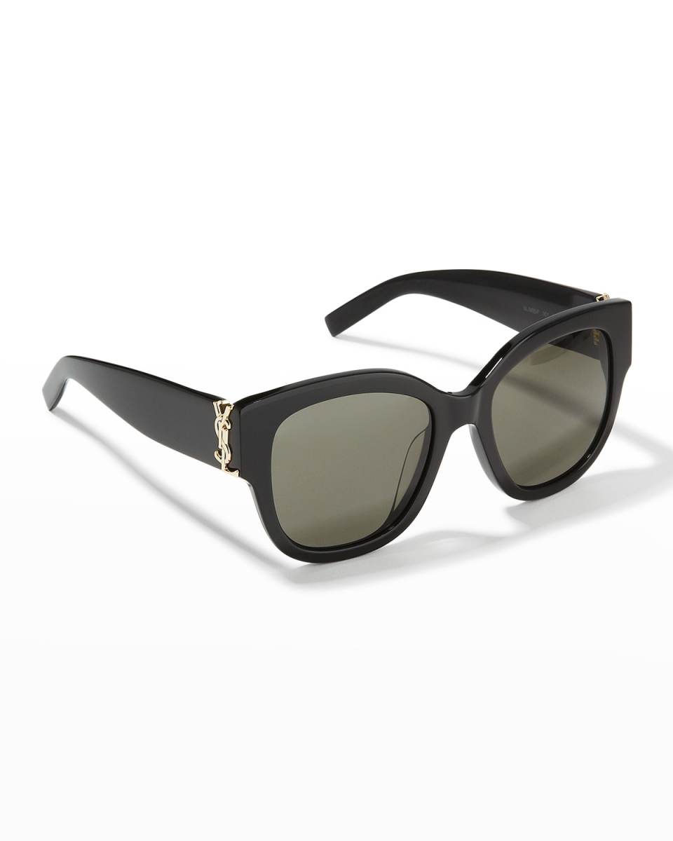 YSL Oversized Acetate Cat-Eye Sunglasses